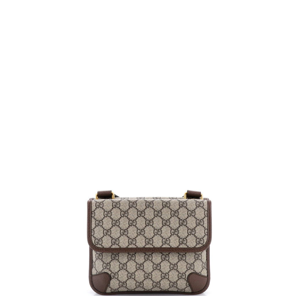 Neo Vintage Flap Messenger GG Coated Canvas Small