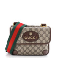 Neo Vintage Flap Messenger GG Coated Canvas Small