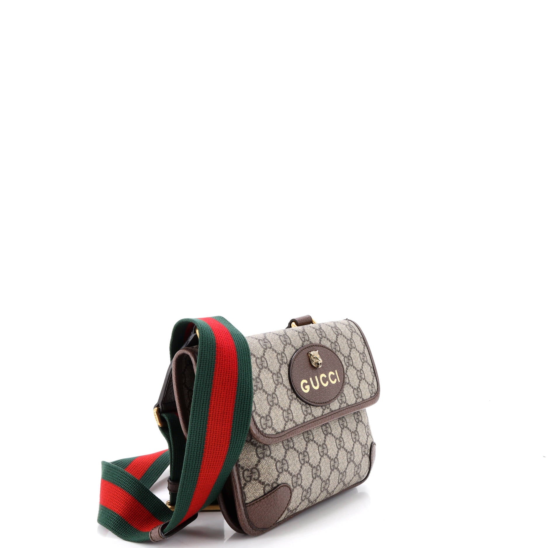 Neo Vintage Flap Messenger GG Coated Canvas Small