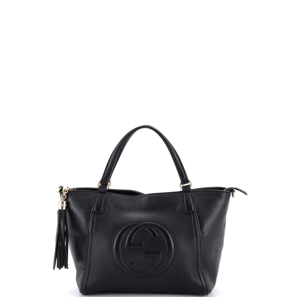 Soho Convertible Top Handle Bag Leather Small