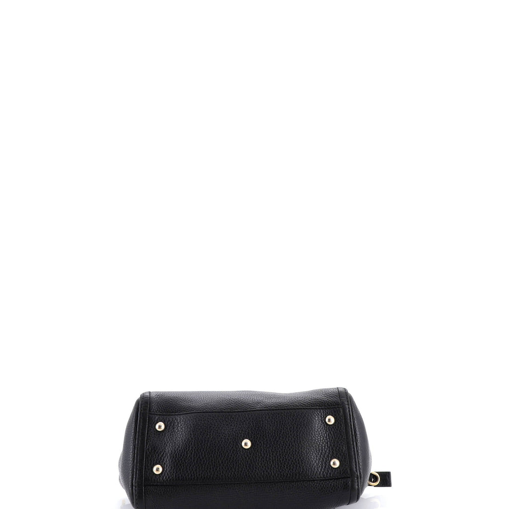 Soho Convertible Top Handle Bag Leather Small