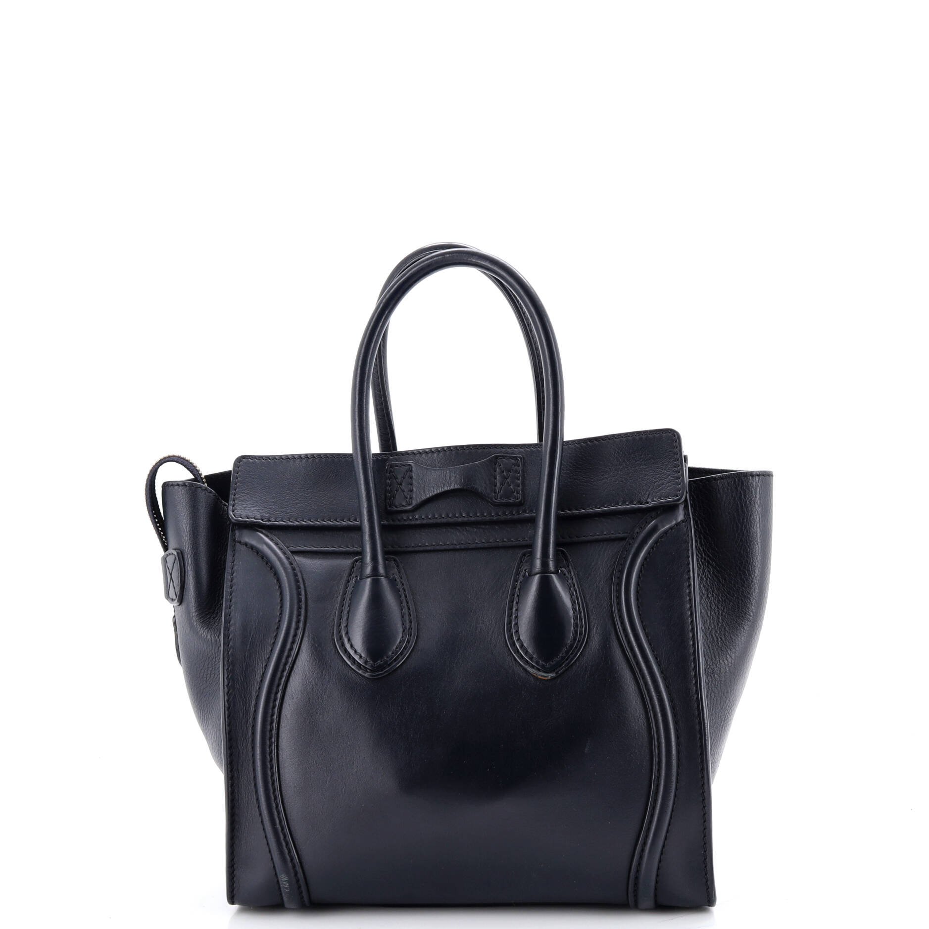 Luggage Bag Grainy Leather Micro