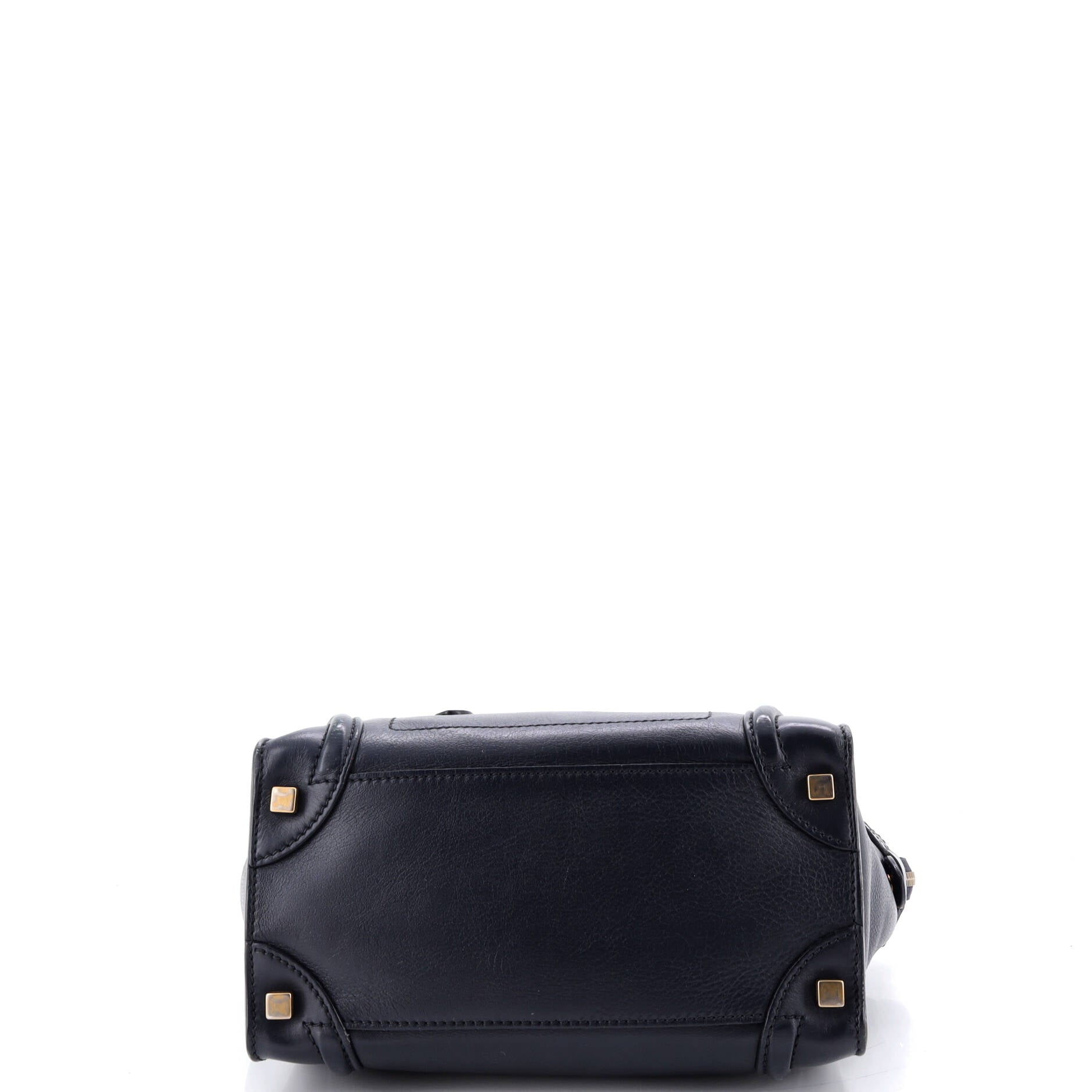 Luggage Bag Grainy Leather Micro