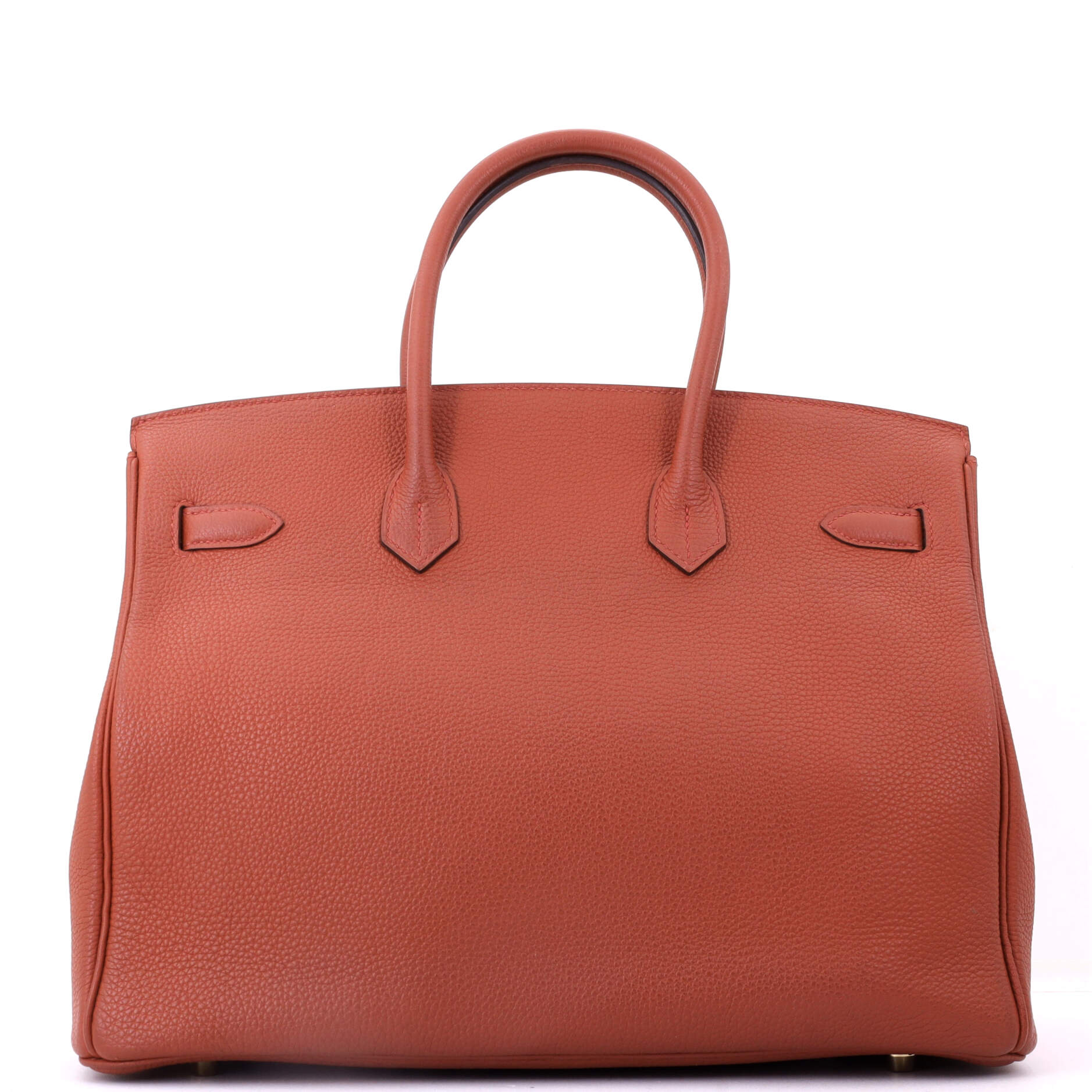 Birkin Handbag Brique Togo with Gold Hardware 35