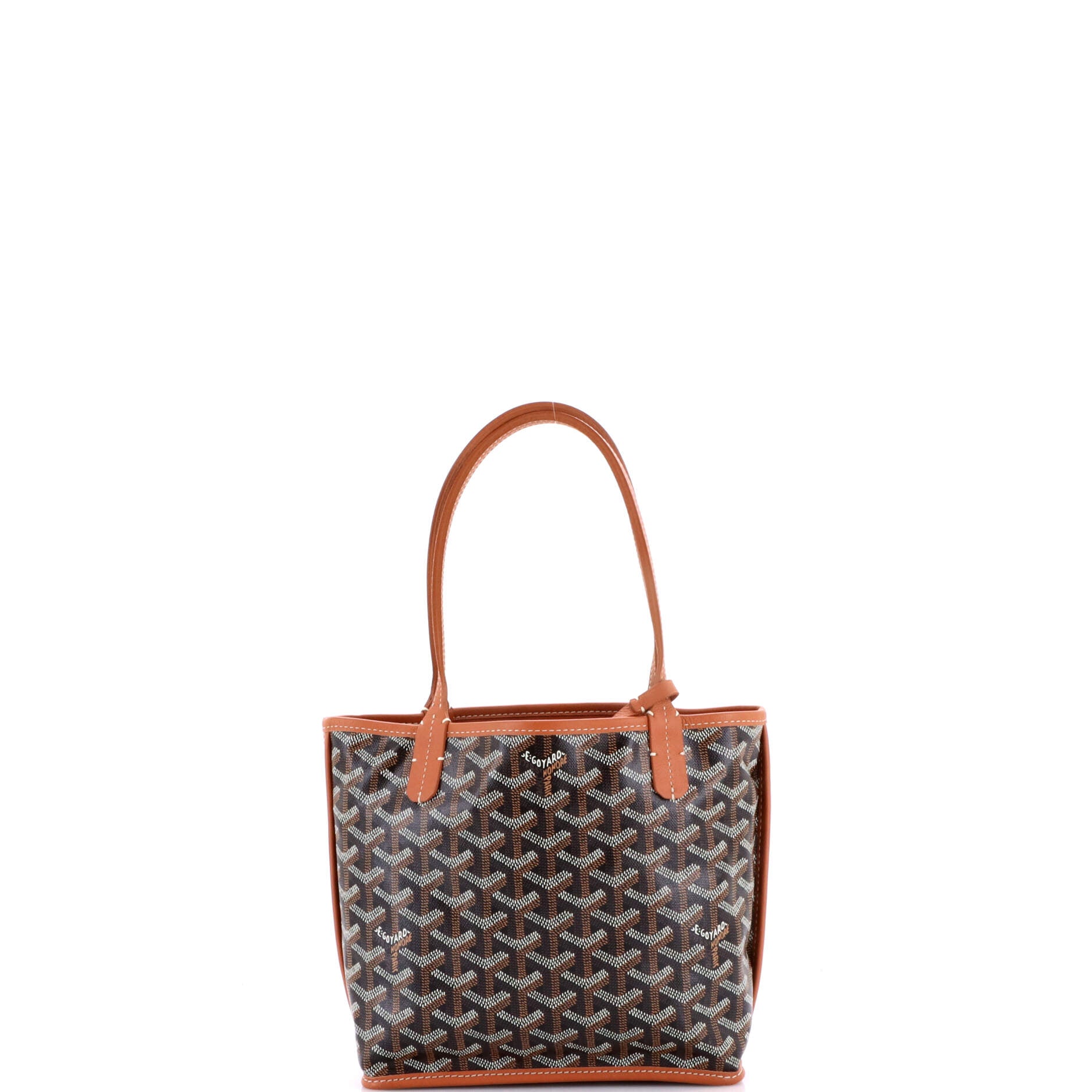 Anjou Reversible Tote Coated Canvas Mini
