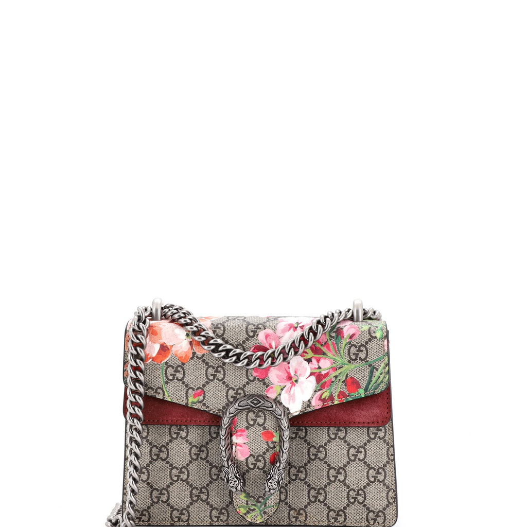 Dionysus Bag Blooms Print GG Coated Canvas Mini