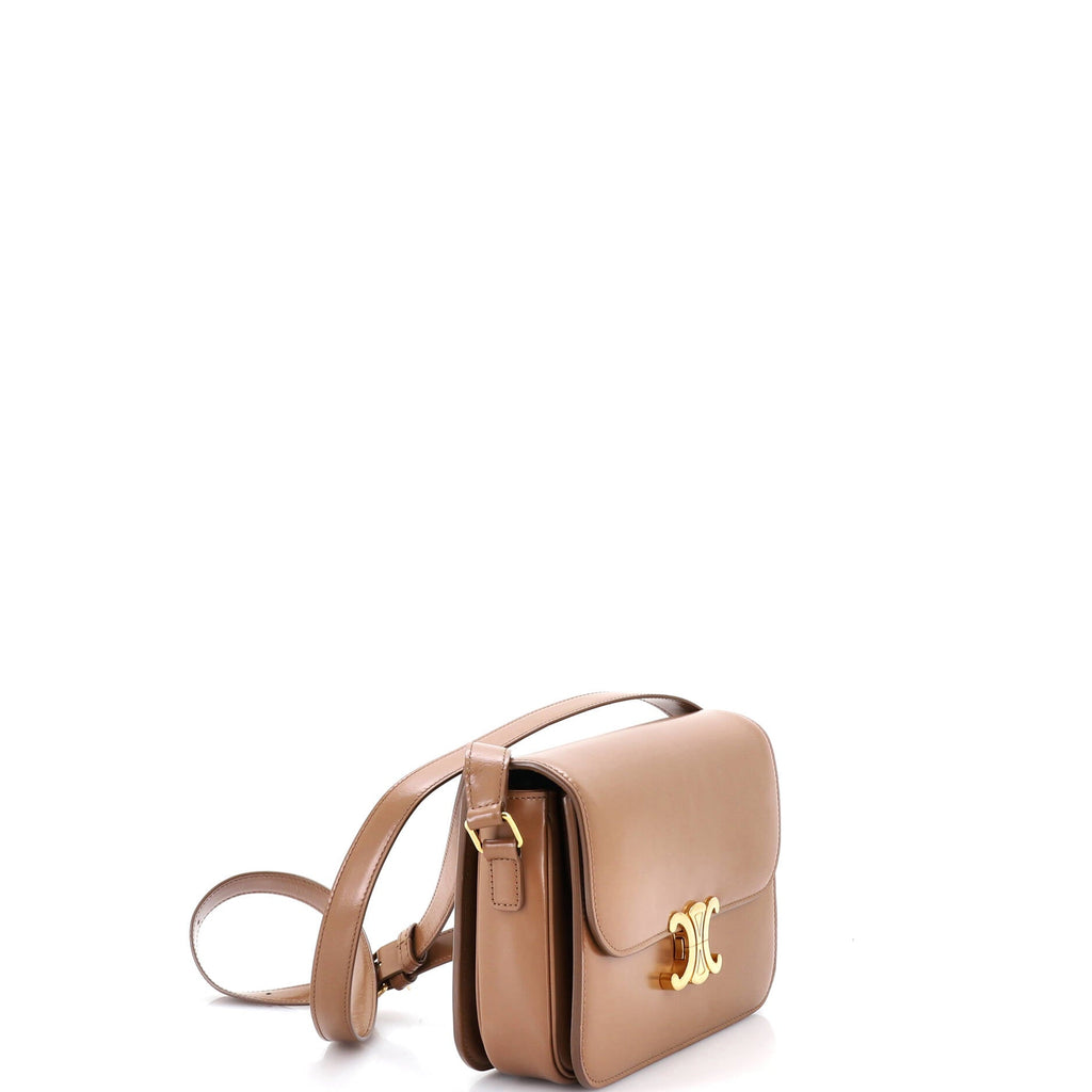 Triomphe Shoulder Bag Smooth Calfskin Medium