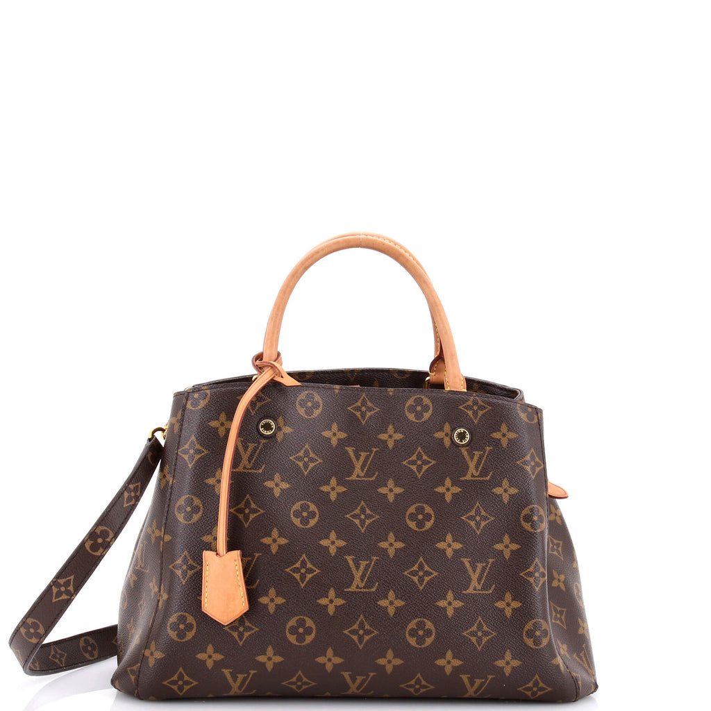 Montaigne Handbag Monogram Canvas MM