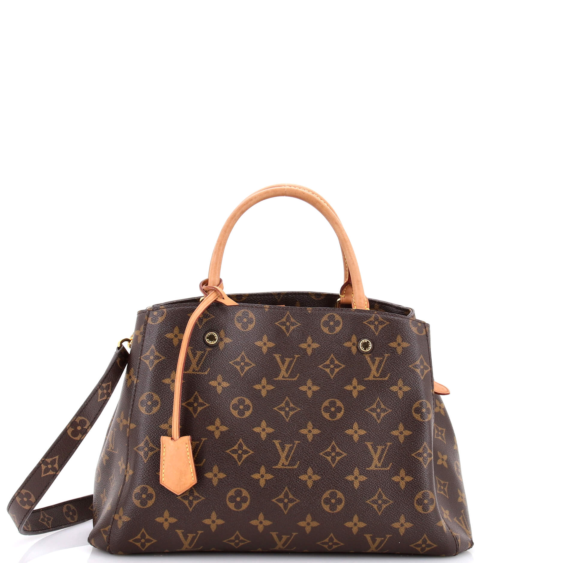 Montaigne Handbag Monogram Canvas MM