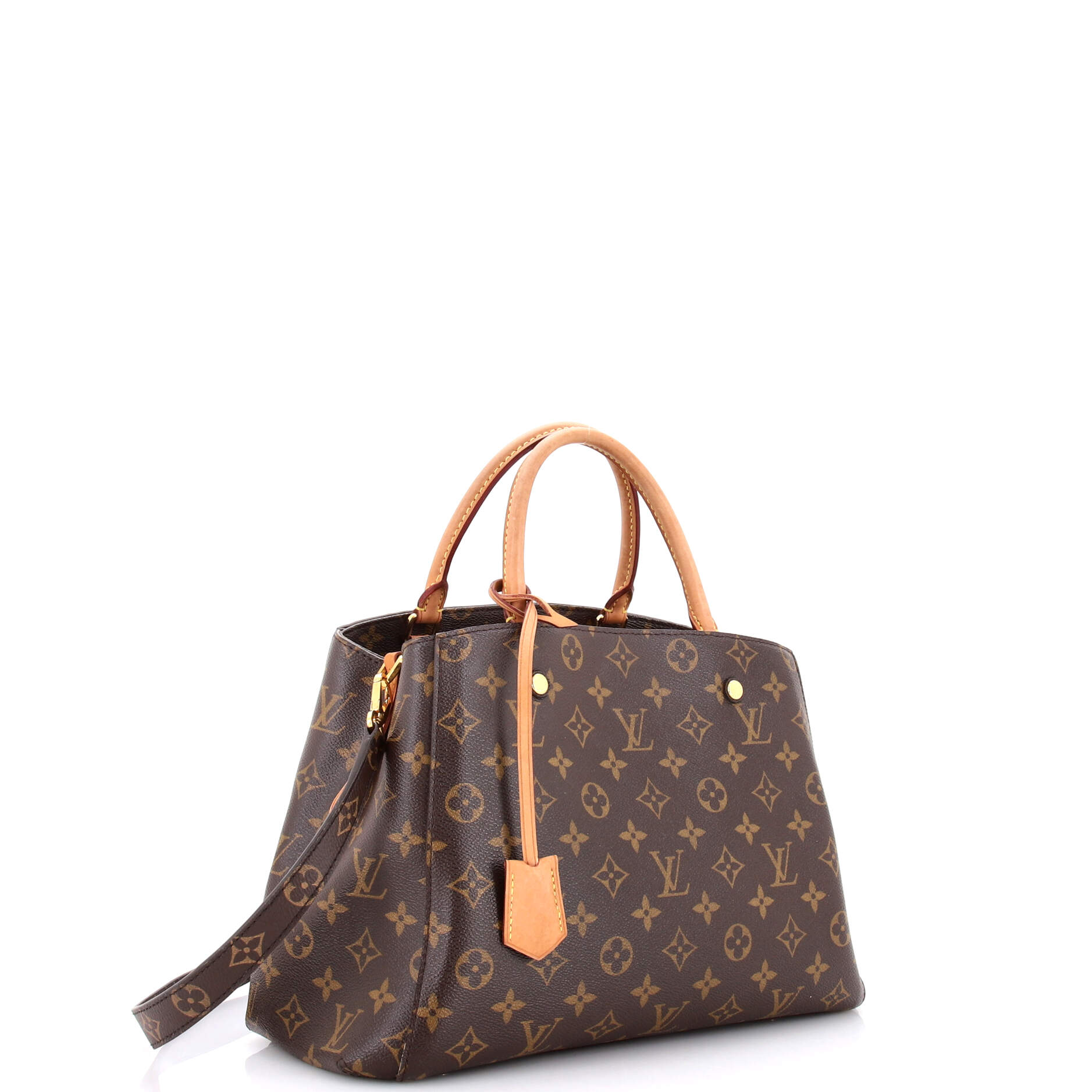 Montaigne Handbag Monogram Canvas MM