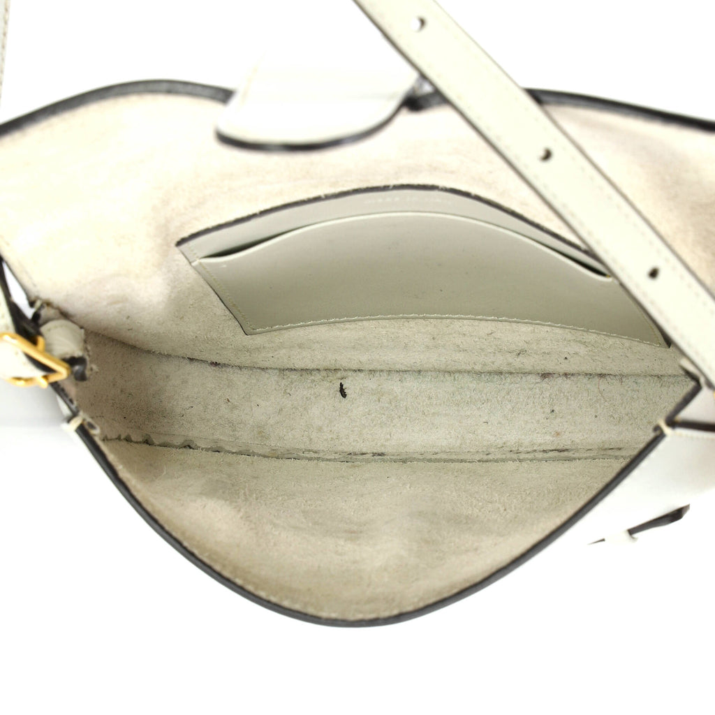 Symmetrical Shoulder Bag Leather Mini