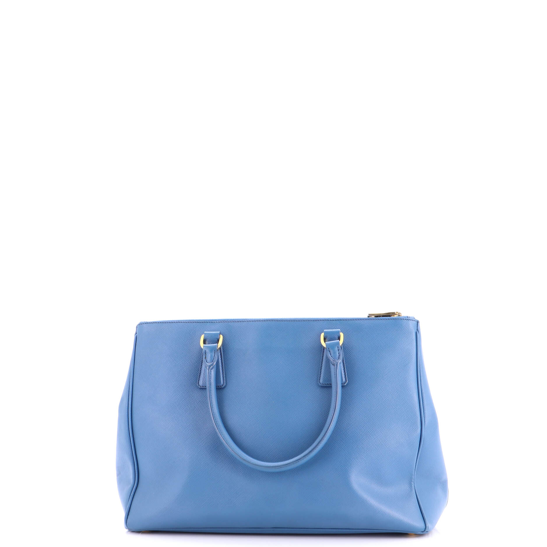 Double Zip Lux Tote Saffiano Leather Medium