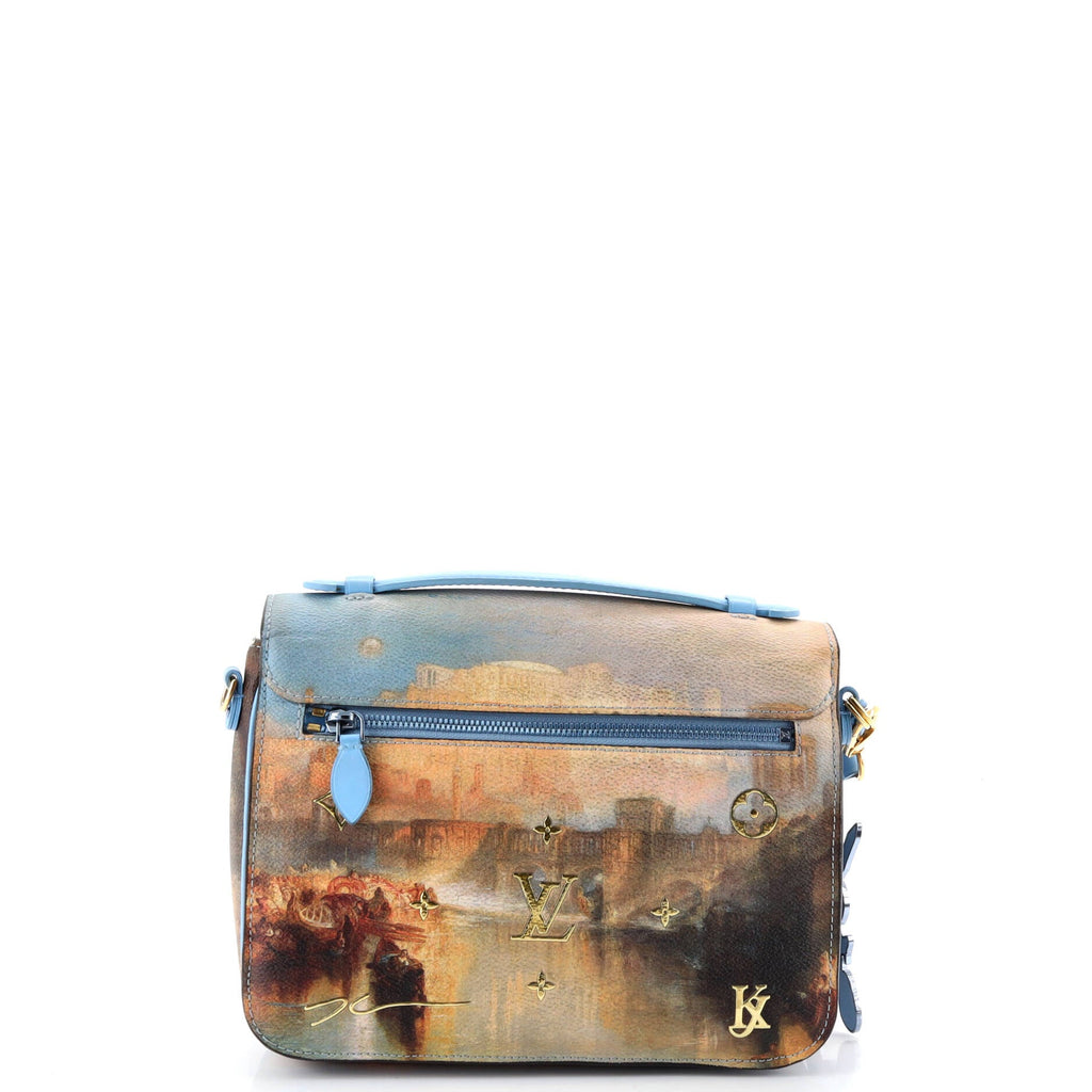 Pochette Metis Limited Edition Jeff Koons Turner Print Canvas