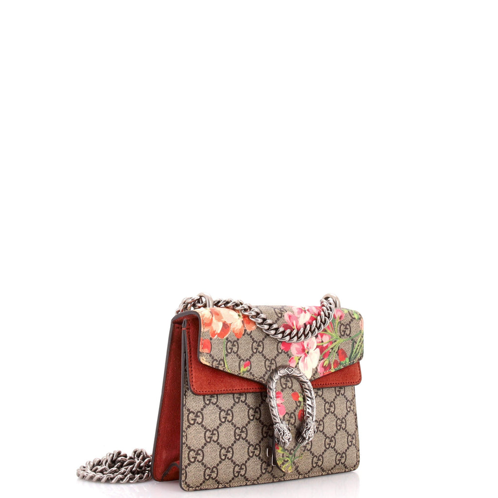 Dionysus Bag Blooms Print GG Coated Canvas Mini