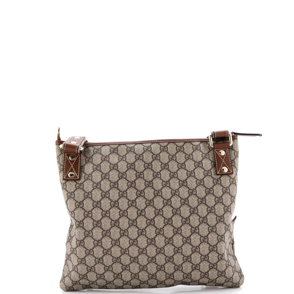 Web Loop Flat Messenger GG Coated Canvas Large