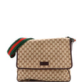 Web Strap Flap Messenger GG Canvas Medium
