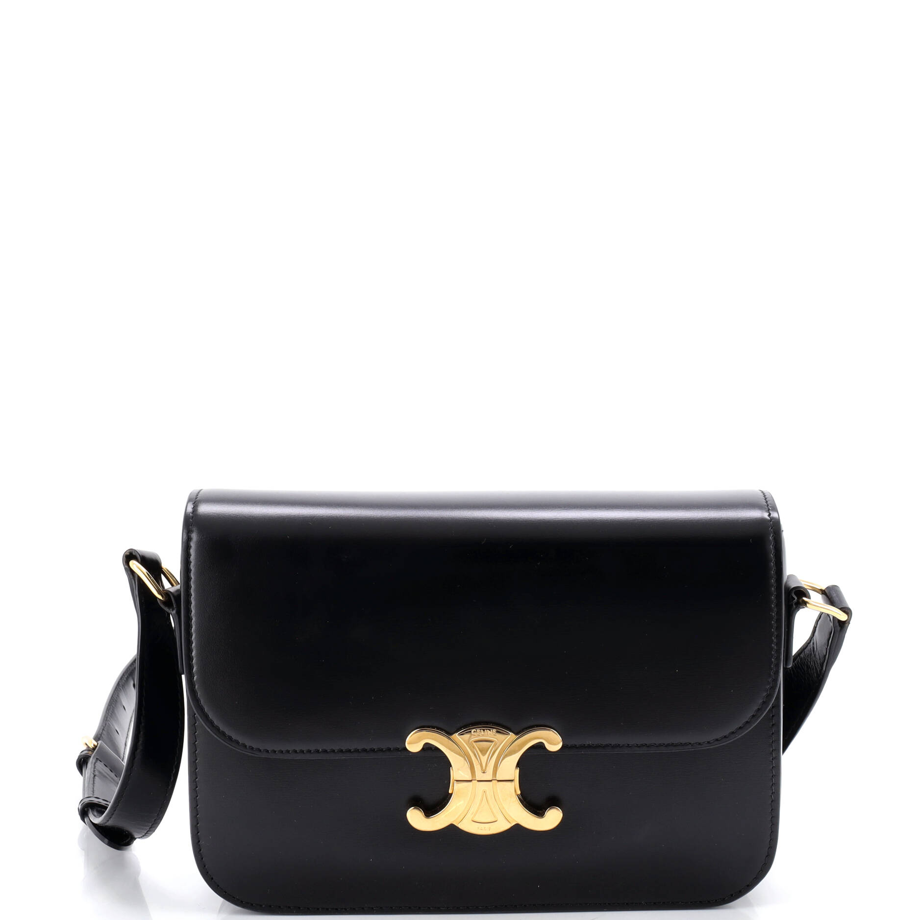 Triomphe Shoulder Bag Smooth Calfskin Medium