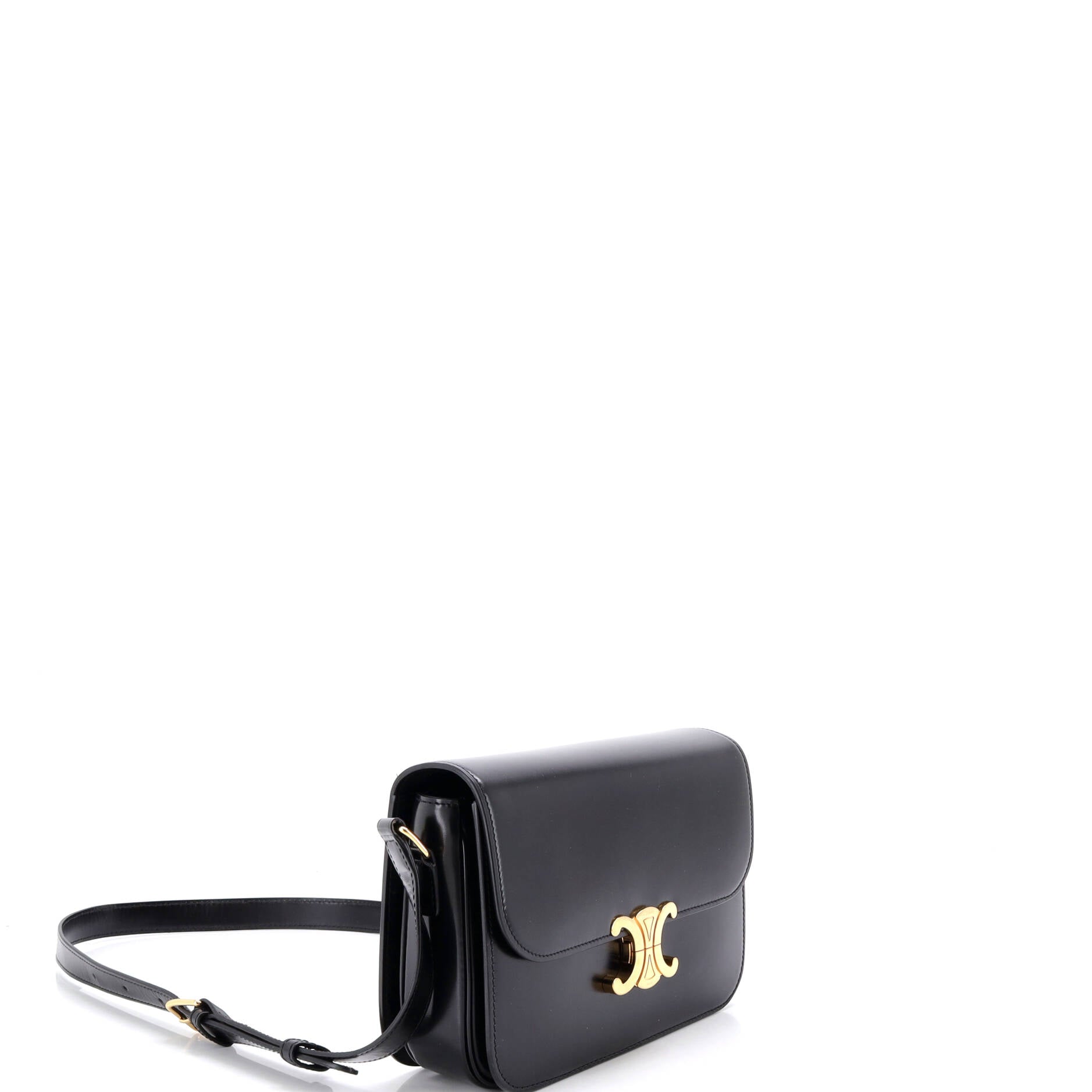 Triomphe Shoulder Bag Smooth Calfskin Medium