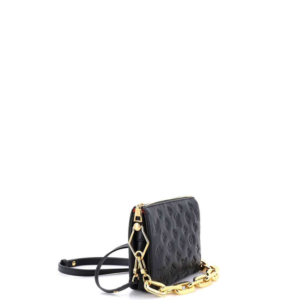 Coussin Bag Monogram Embossed Lambskin BB