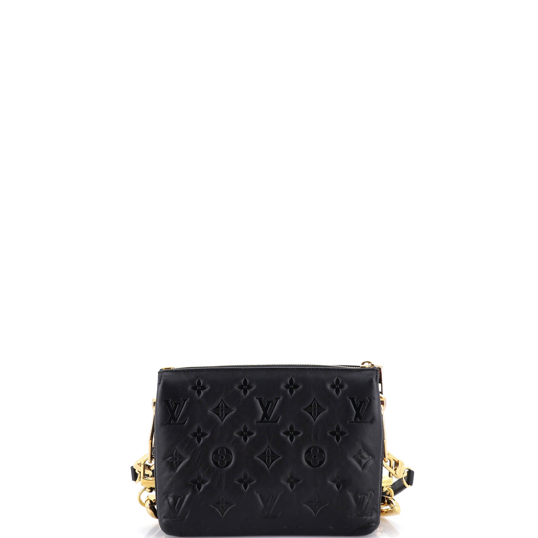 Coussin Bag Monogram Embossed Lambskin BB