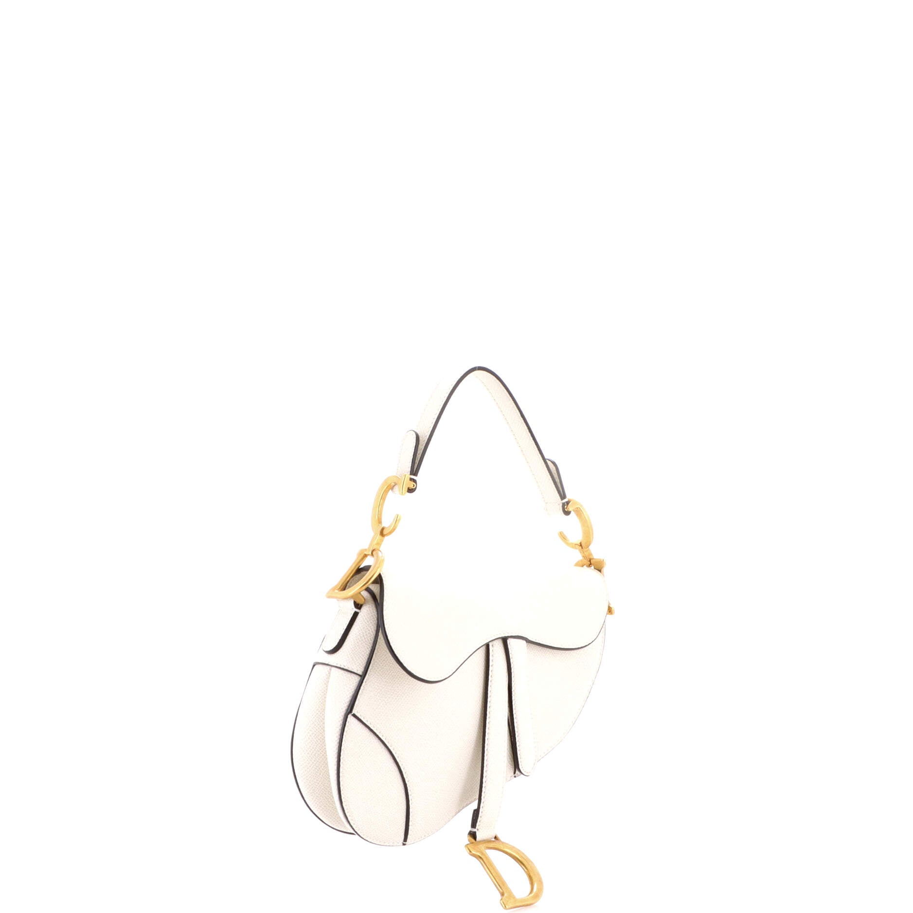 Saddle Handbag Leather Mini