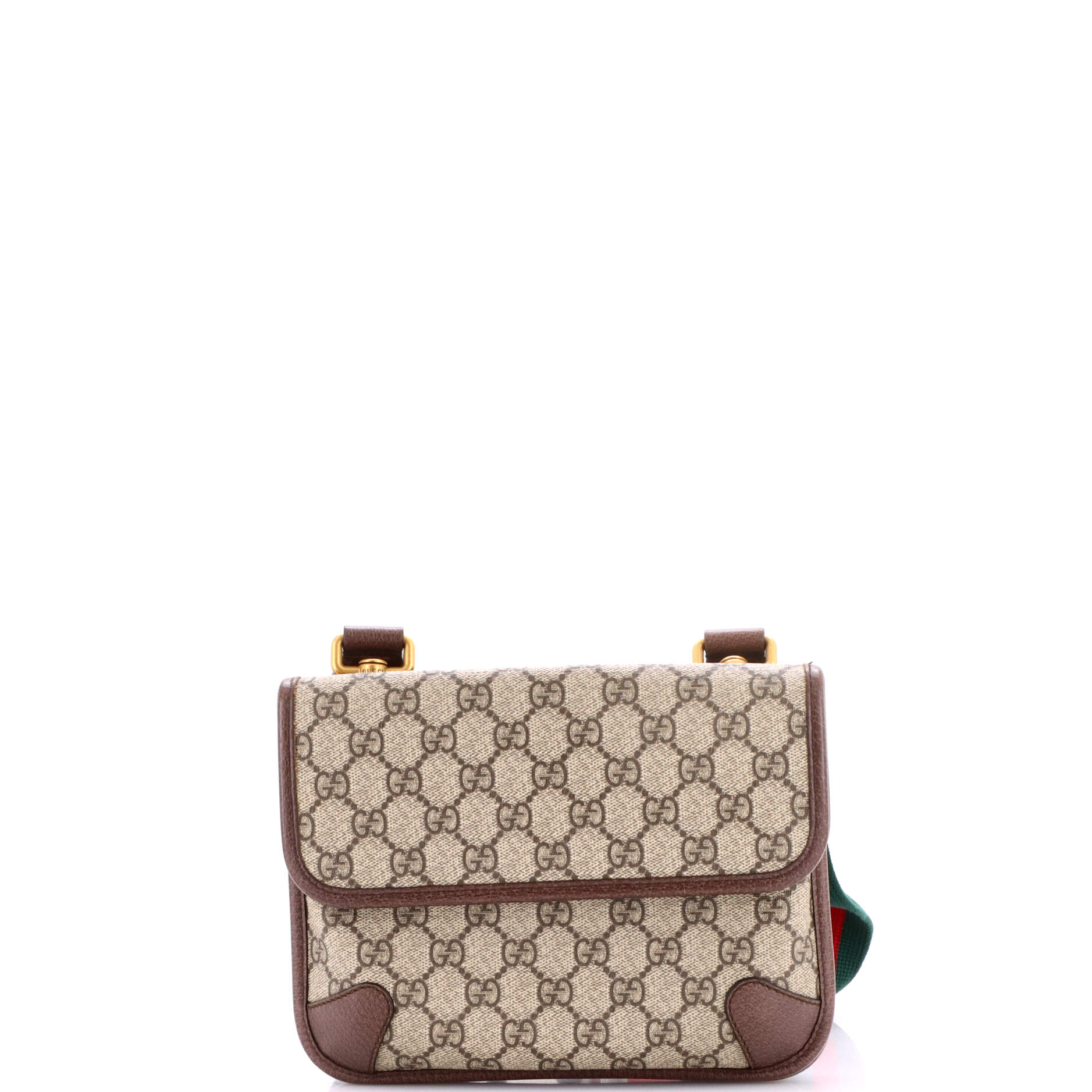 Neo Vintage Flap Messenger GG Coated Canvas Small