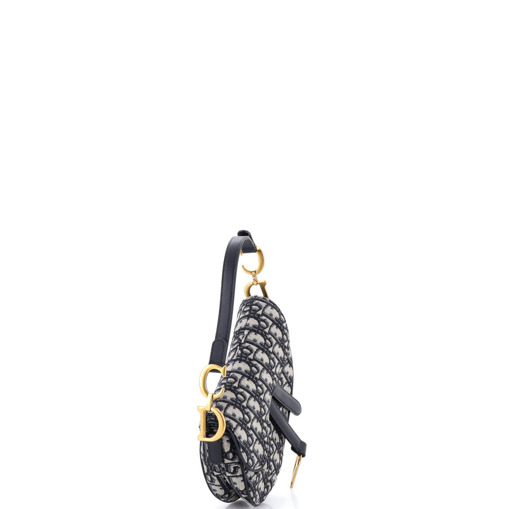 Saddle Handbag Oblique Canvas Mini