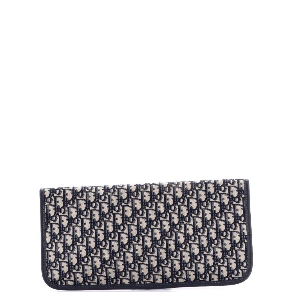 Fold Over Clutch Oblique Canvas