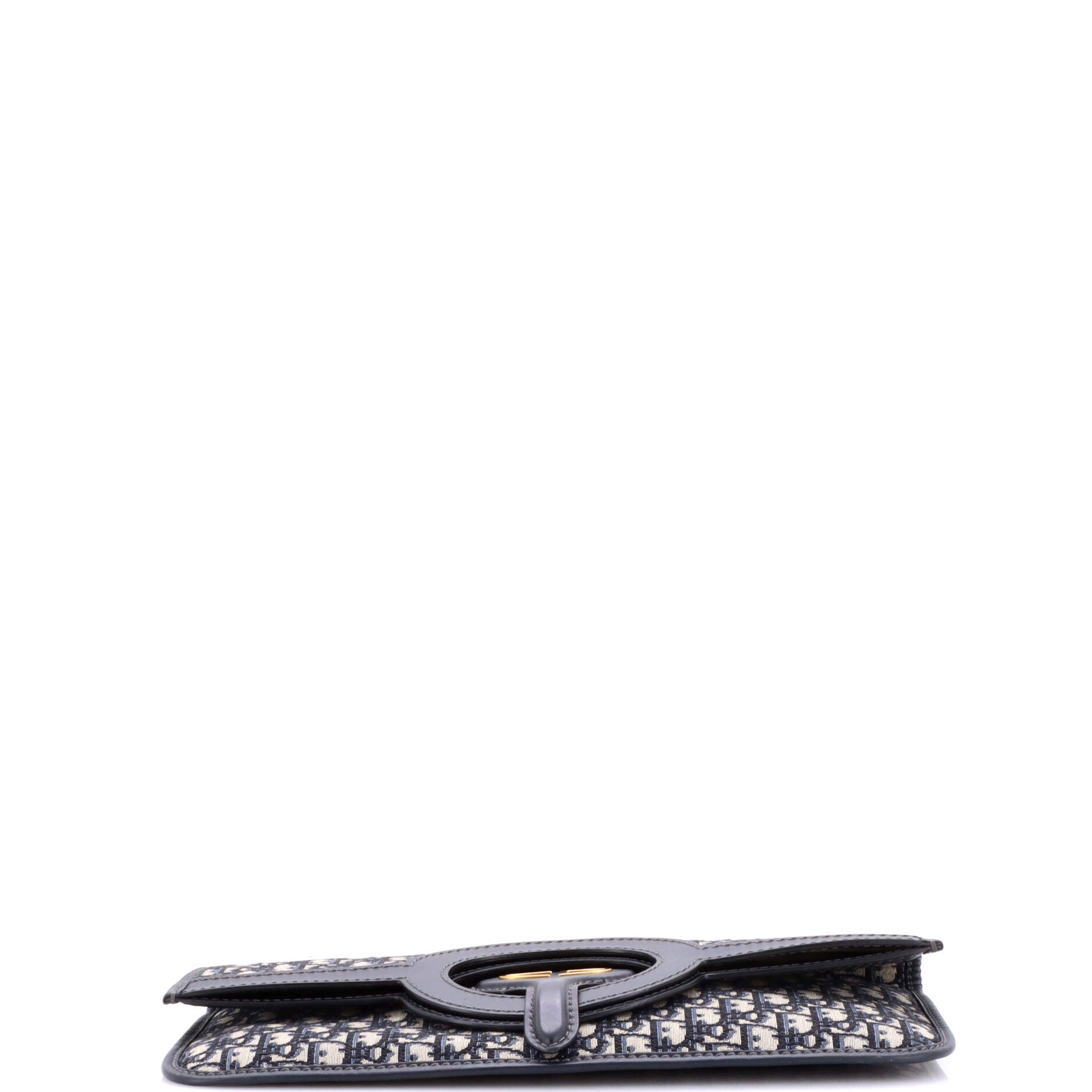 Fold Over Clutch Oblique Canvas