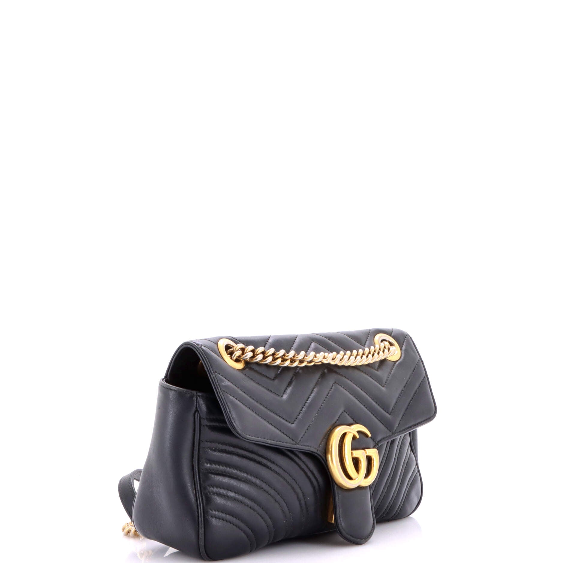 GG Marmont Flap Bag Matelasse Leather Medium