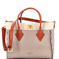 On My Side Tote Monogram Tuffetage Leather MM