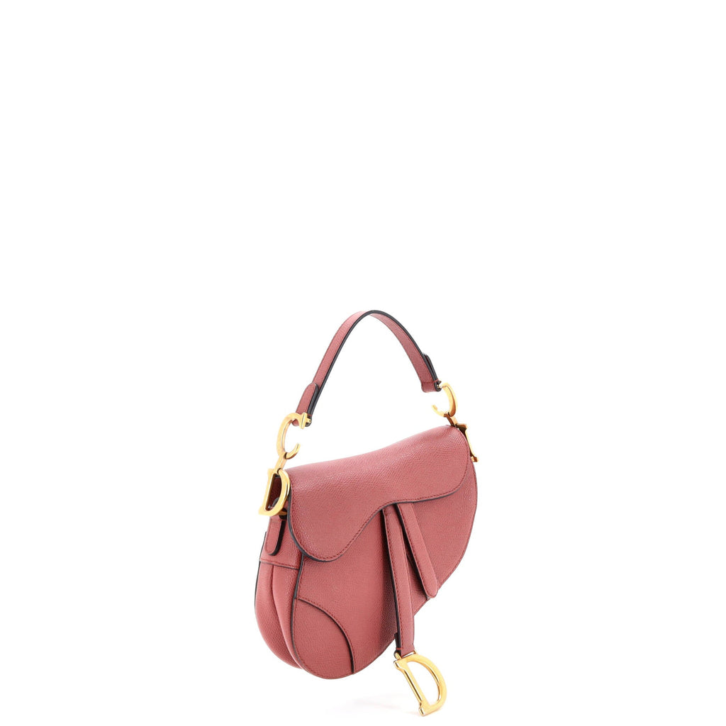 Saddle Handbag Leather Mini
