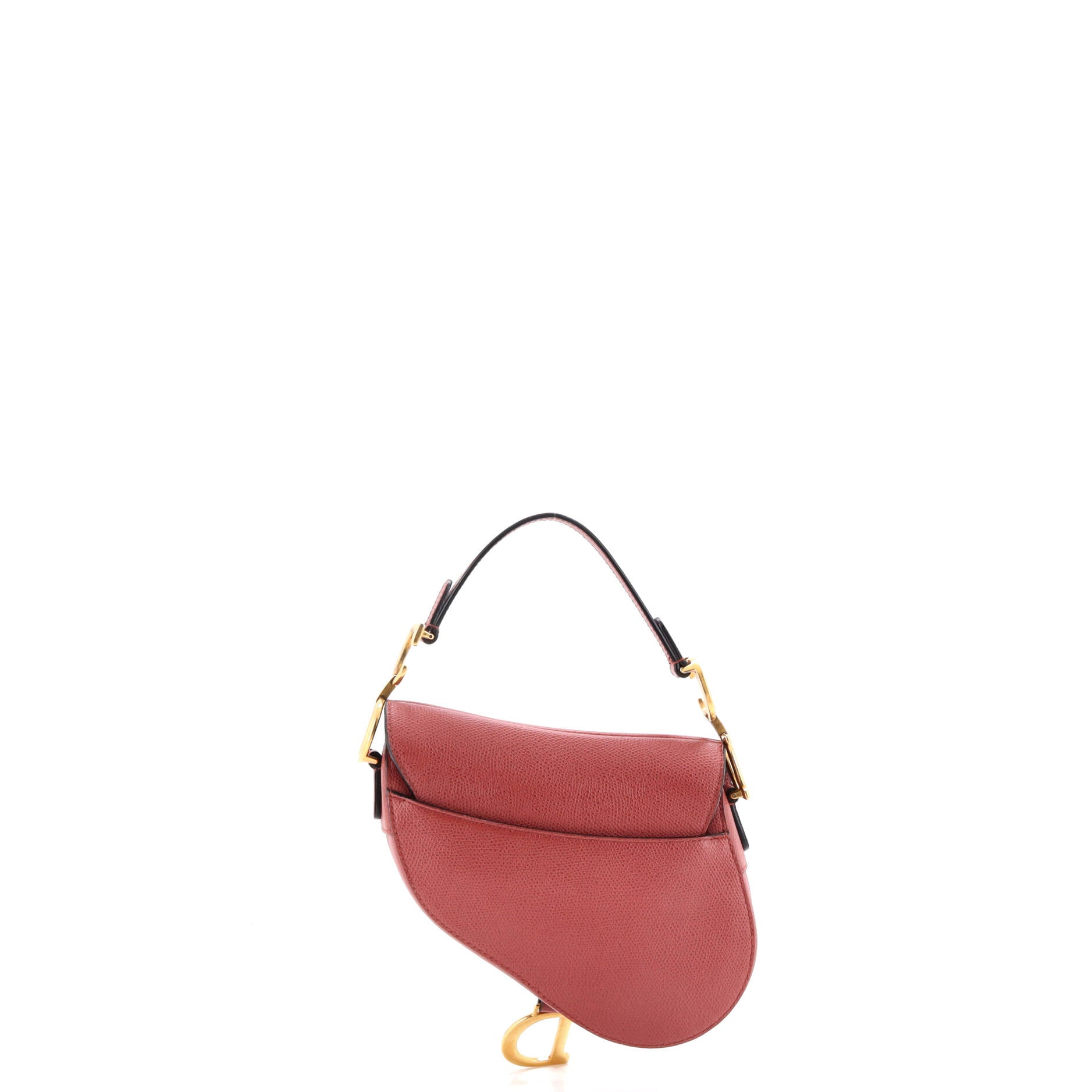 Saddle Handbag Leather Mini