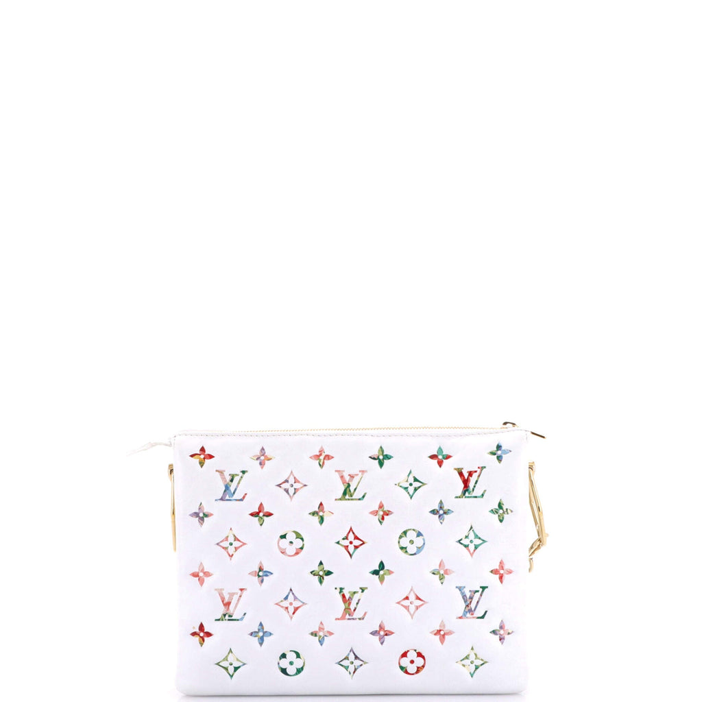 Coussin Bag Monogram Flower Embossed Lambskin PM