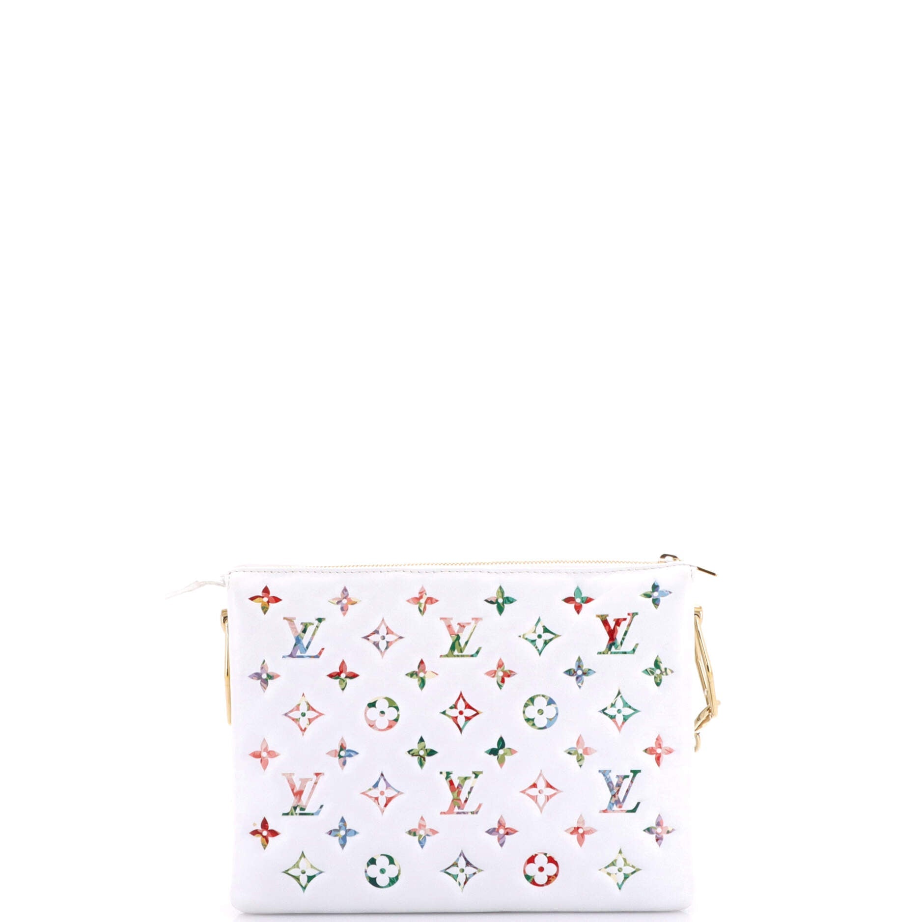 Coussin Bag Monogram Flower Embossed Lambskin PM
