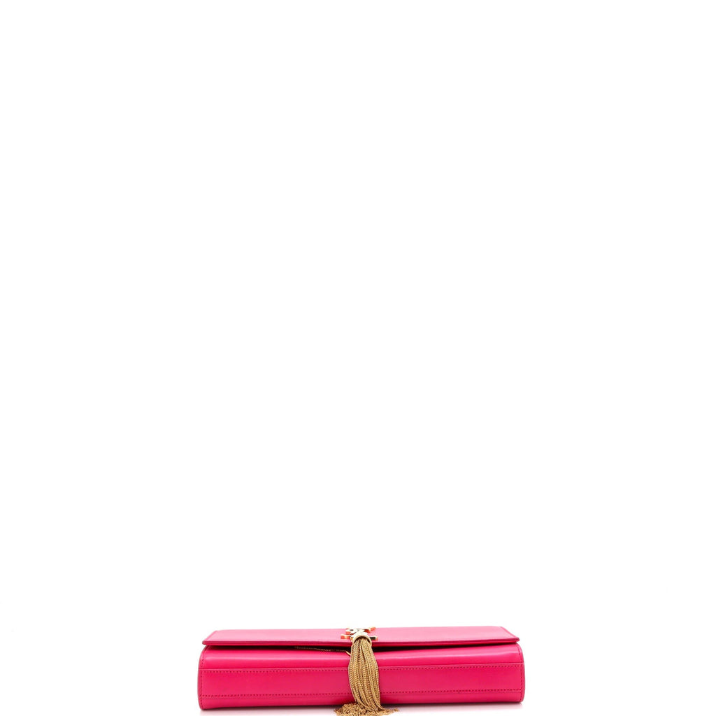 Classic Monogram Tassel Clutch Leather Long