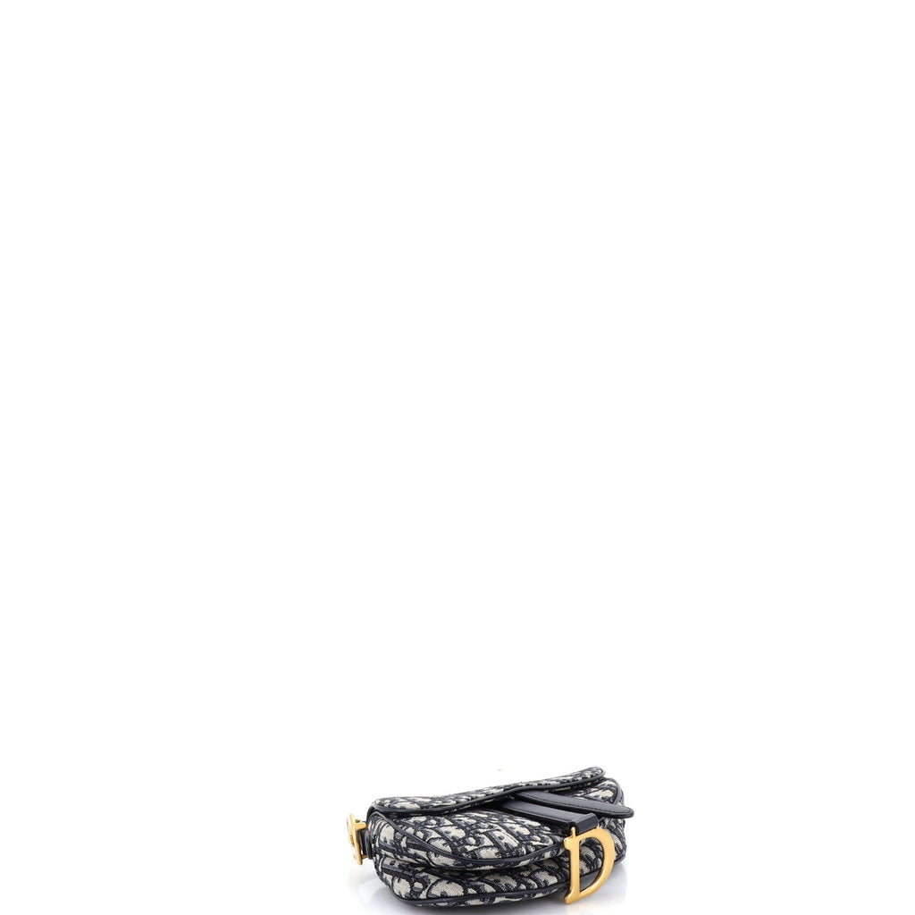 Saddle Handbag Oblique Canvas Mini