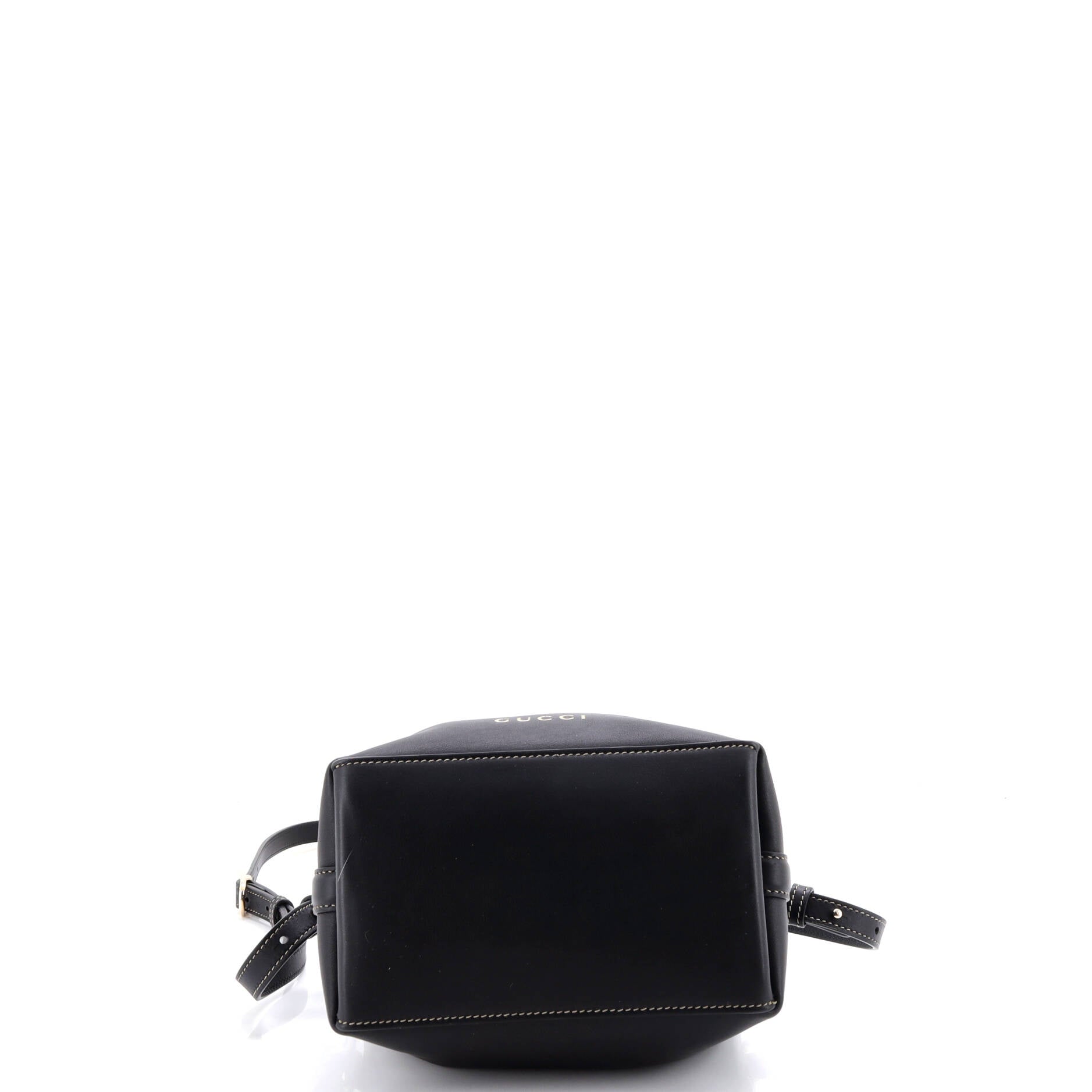 Emblem Bucket Bag Leather Small