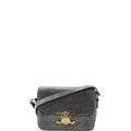 Triomphe Shoulder Bag Lizard Teen
