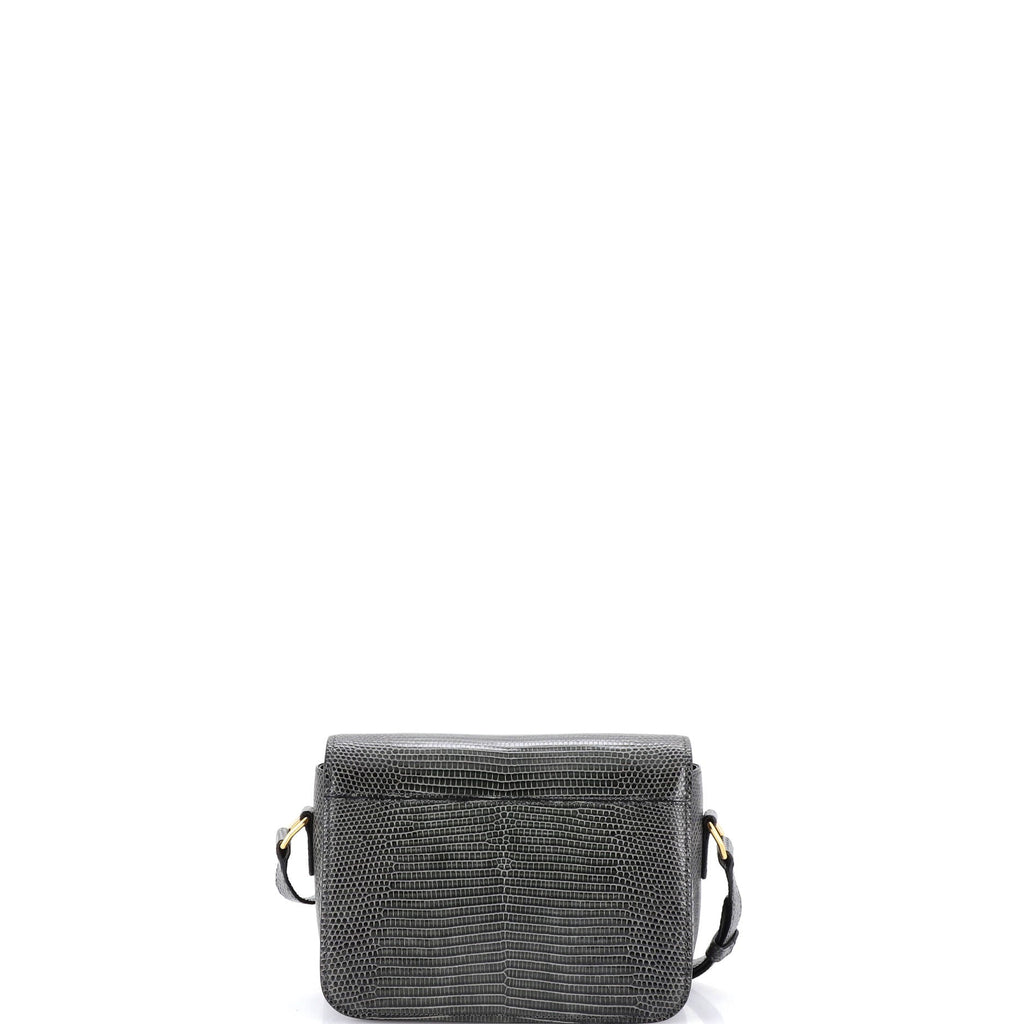 Triomphe Shoulder Bag Lizard Teen