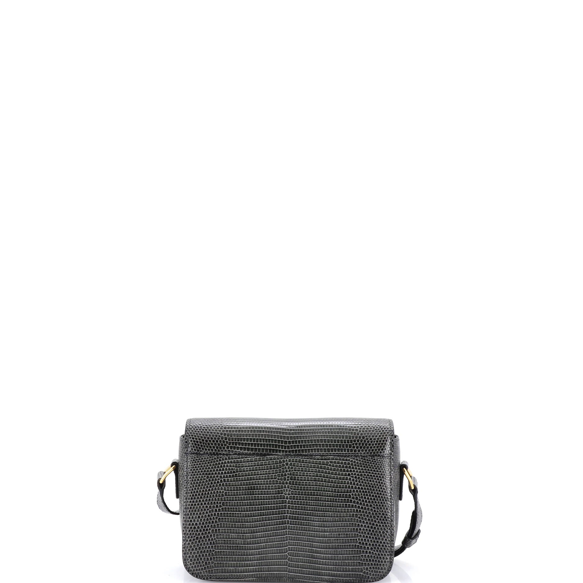 Triomphe Shoulder Bag Lizard Teen