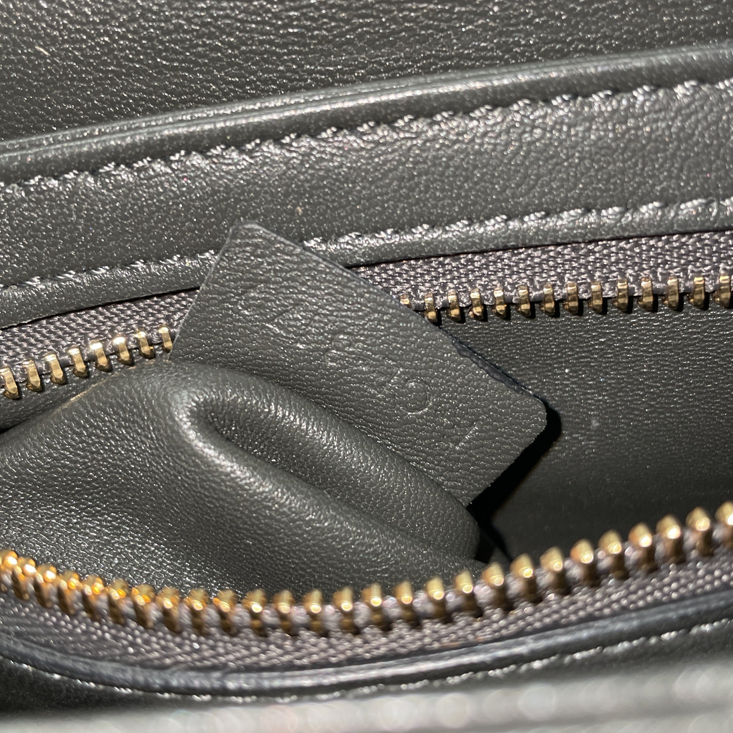 Triomphe Shoulder Bag Lizard Teen