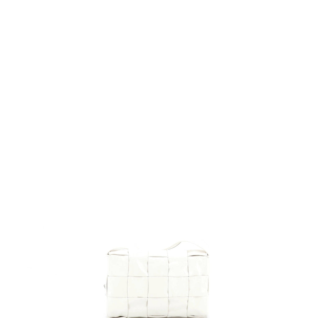 Cassette Crossbody Bag Maxi Intrecciato Leather Small