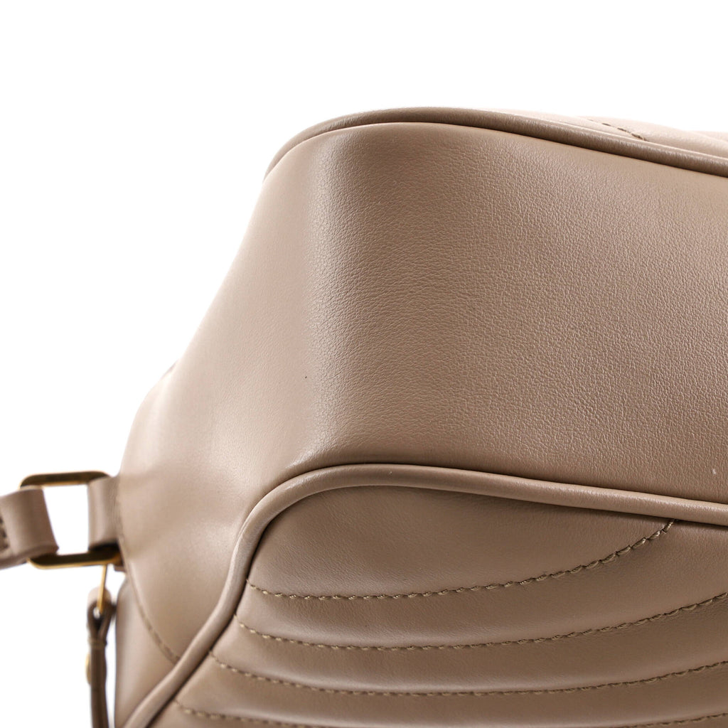Lou Camera Bag Matelasse Chevron Leather Small