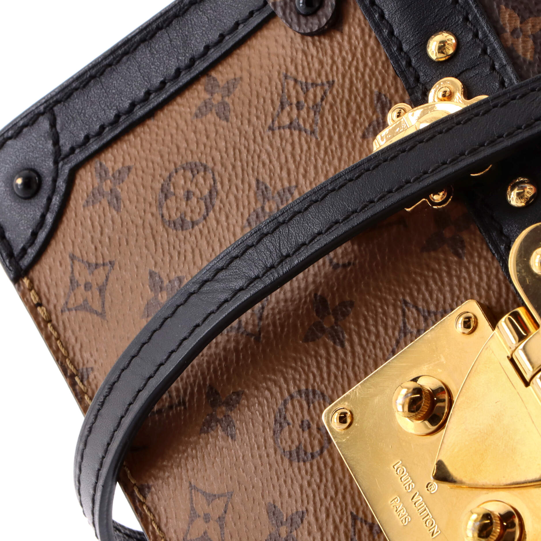 Trunk Clutch Reverse Monogram Canvas