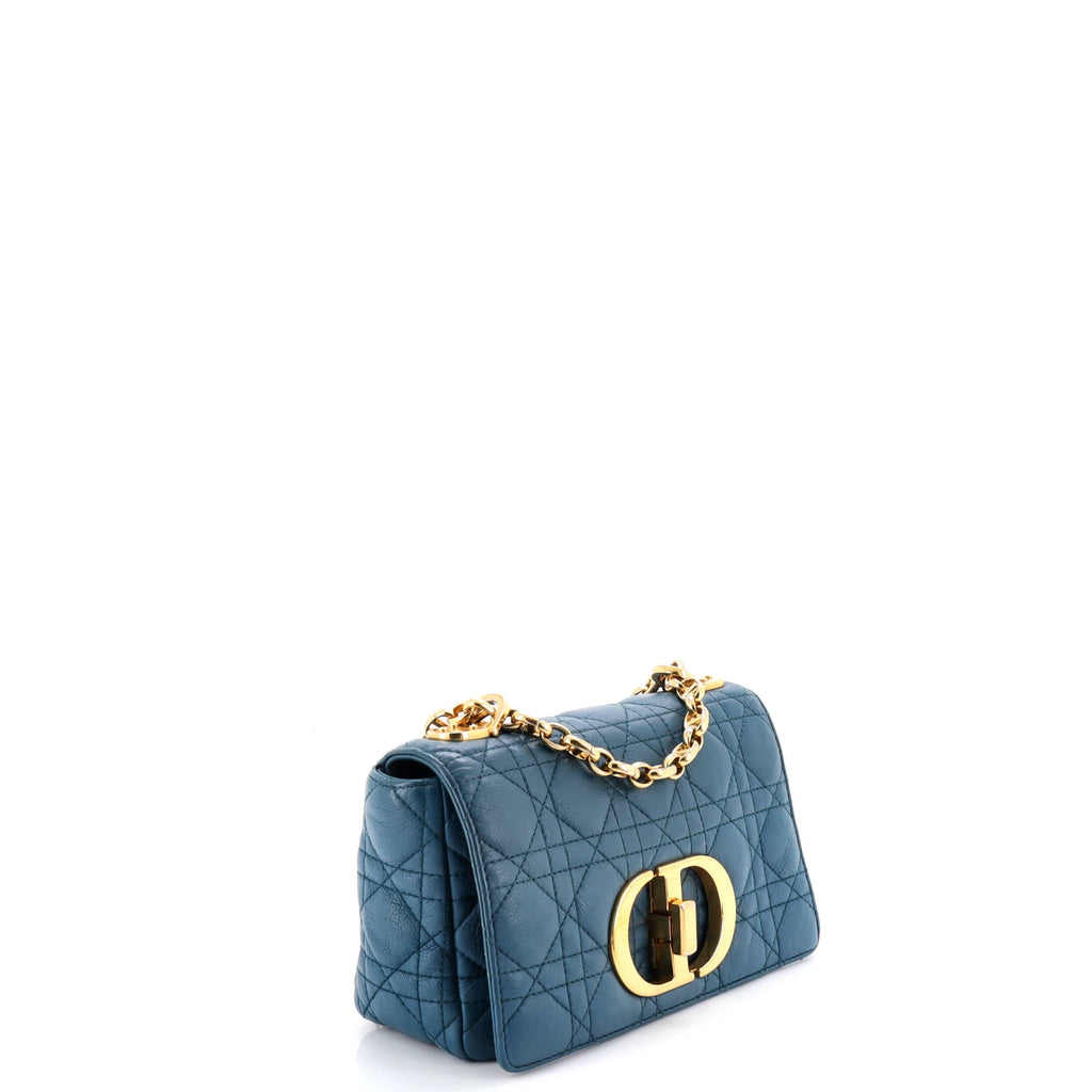 Caro Bag Cannage Quilt Calfskin Small