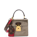 Spring Street NM Handbag Monogram Vernis with Monogram Canvas and Epi Leather
