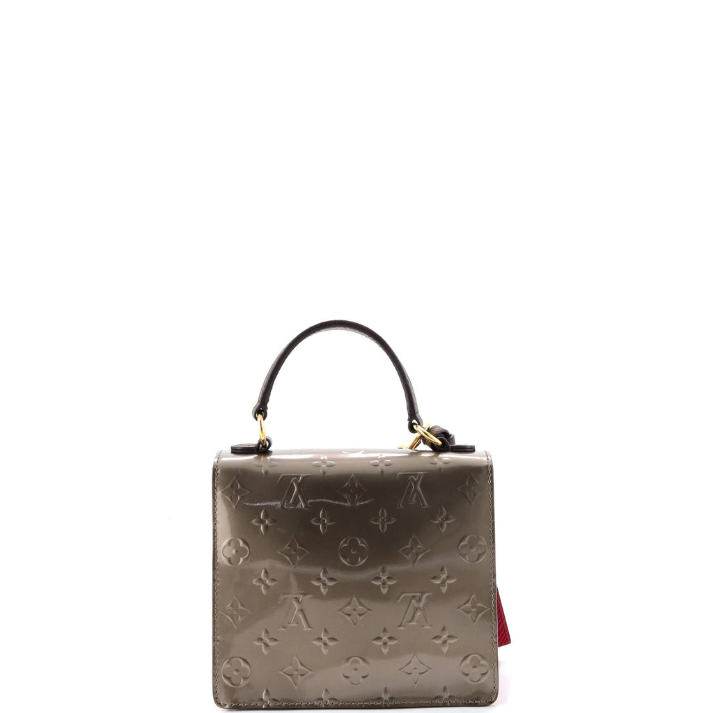 Spring Street NM Handbag Monogram Vernis with Monogram Canvas and Epi Leather