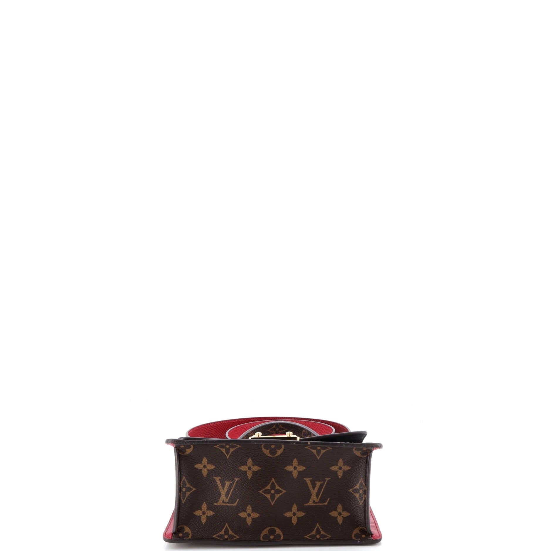 Spring Street NM Handbag Monogram Vernis with Monogram Canvas and Epi Leather