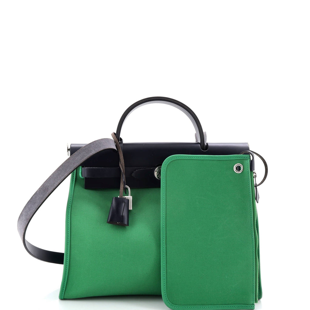 Herbag Zip Leather and Toile 31